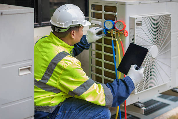 Professional Hvac technician working in Ada, OK